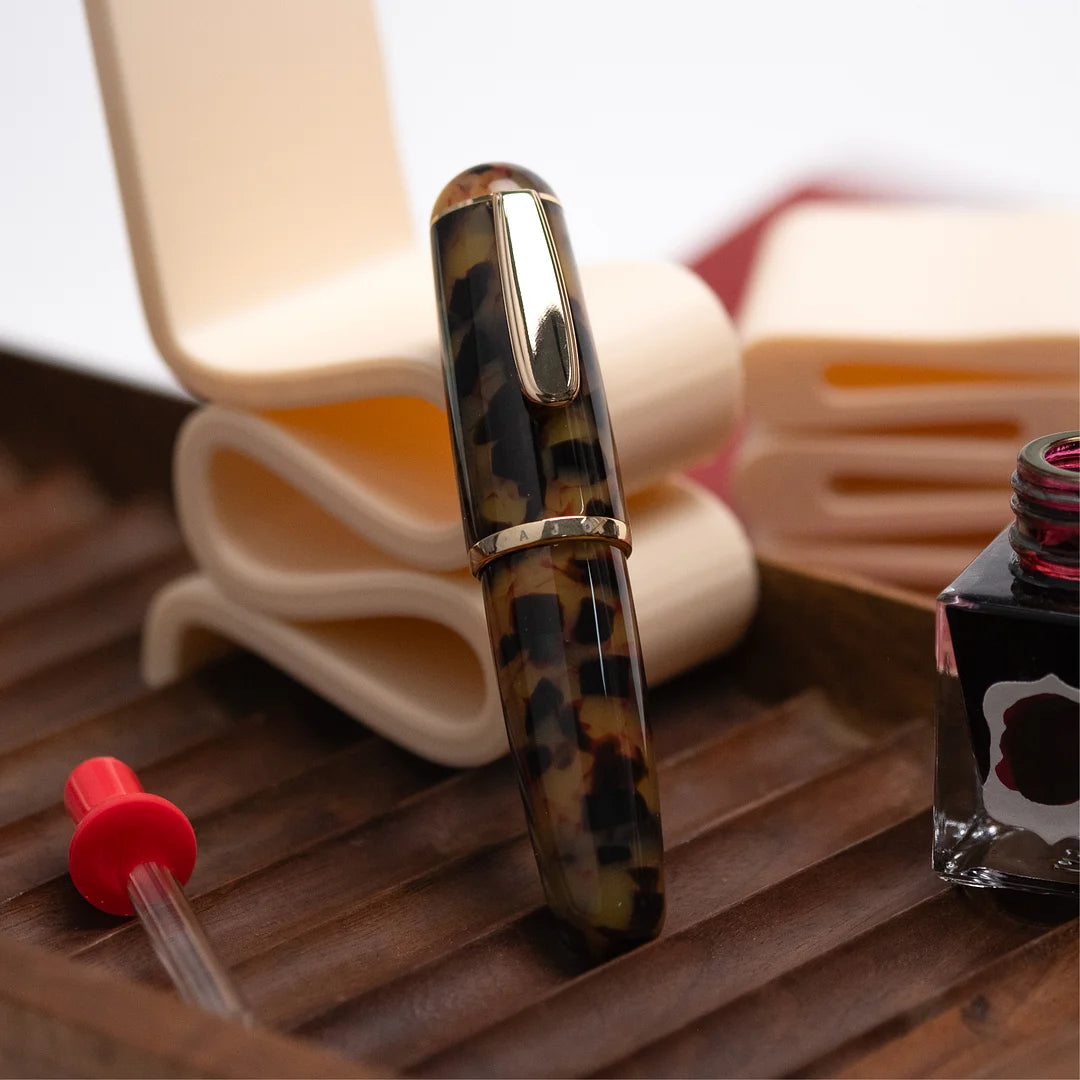 Designer's Notebook Portable Pocket Fountain Pen Acrylic Fine Nib Pen