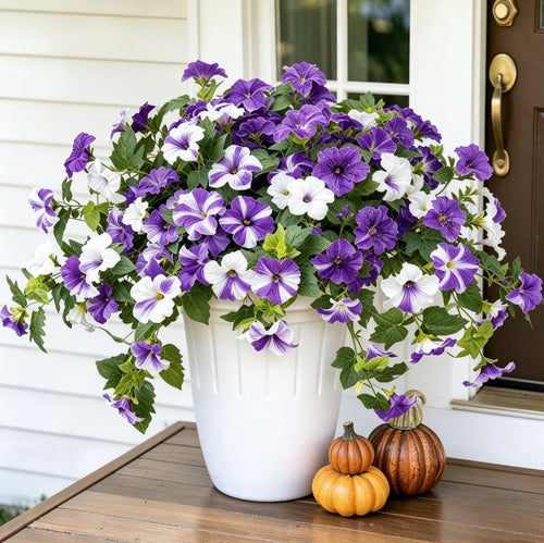 BloomCharm – UV-Resistant Artificial Petunia Bouquet