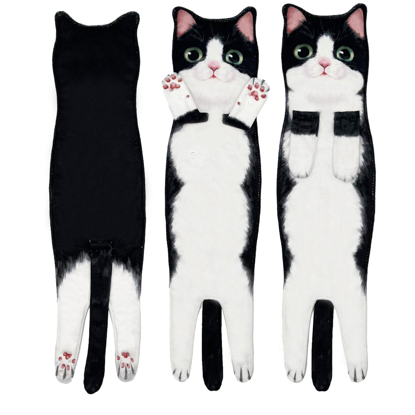 🎁 Funny Cat Hand Towels
