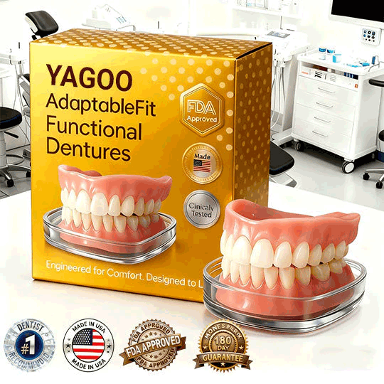 🌎Ends Today: 70% OFF! ⏰Yagoo™ Medical Full Denture with Strong Suctiond🦷Obtain American Dental Association (ADA) Certification