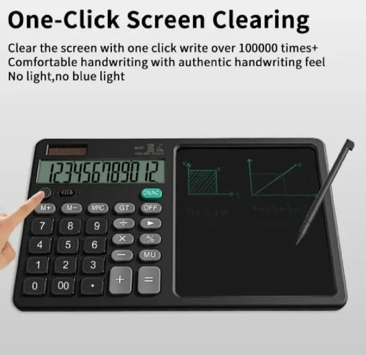 CalcNote – 2-in-1 Calculator & Writing Tablet