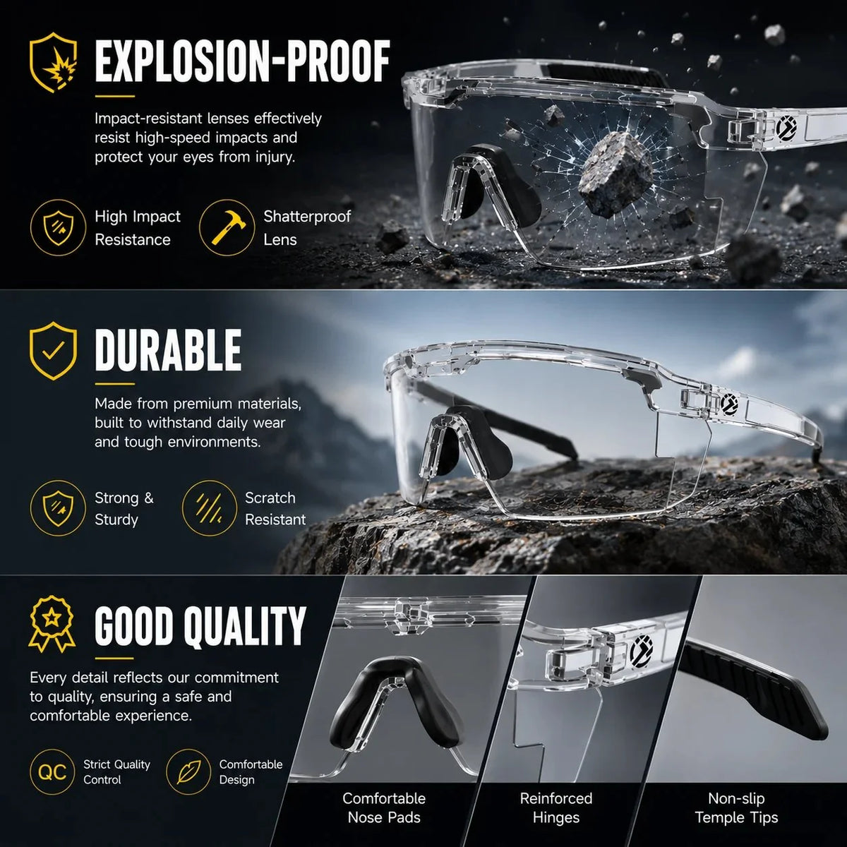 SkyShield – UV400 Adaptive Safety Glasses