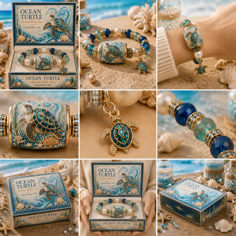 OceanAura – Guardian Charm Bracelet