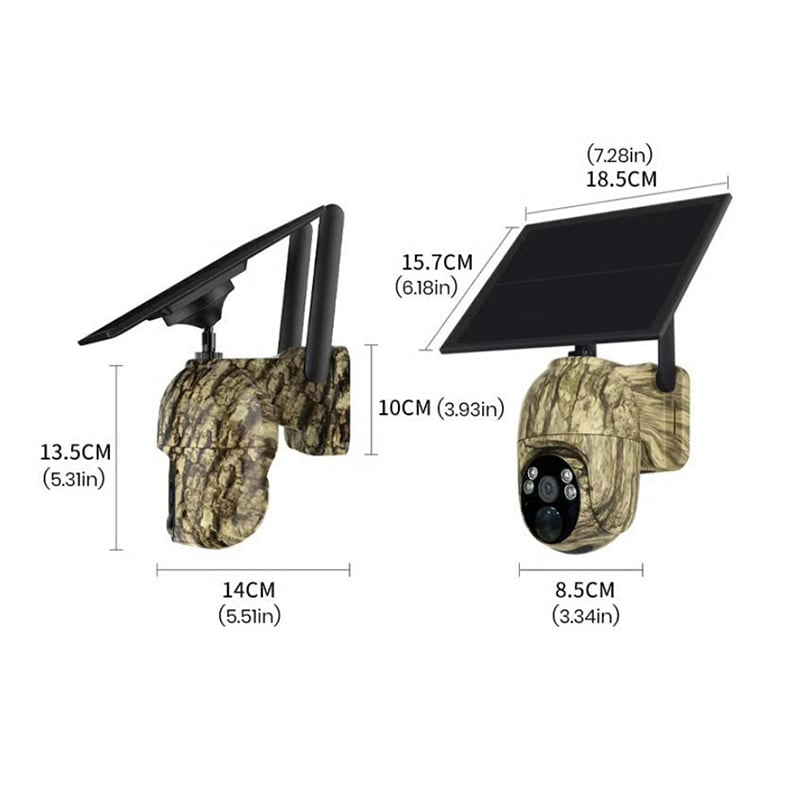 Aless™ Solar camouflage camera