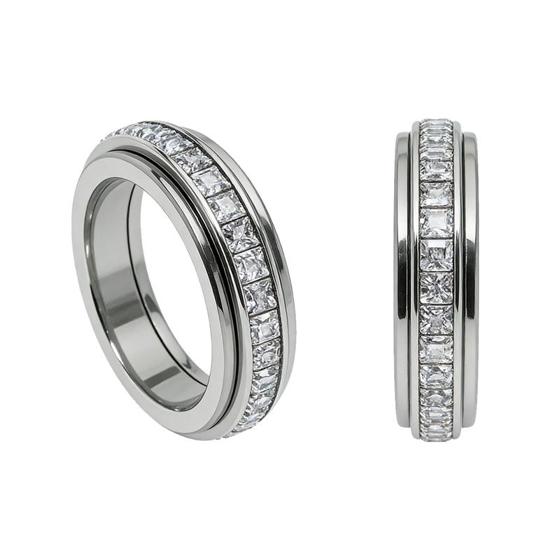 CalmAura – Titanium Anxiety Comfort Relief Ring