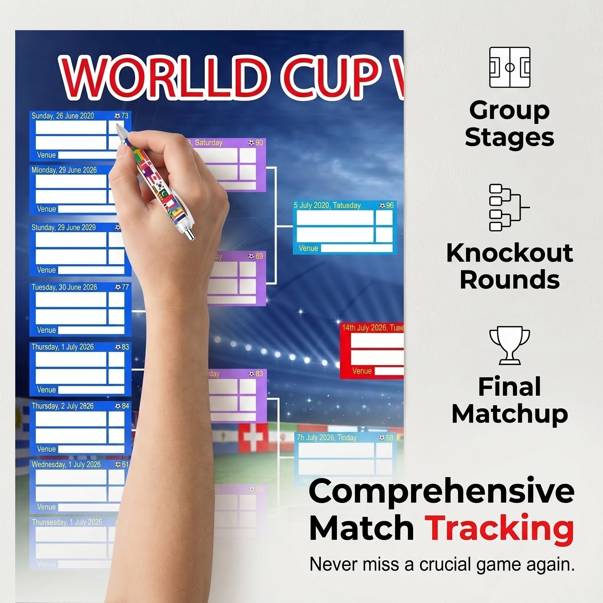 GoalWall – 2026 World Cup Poster Set