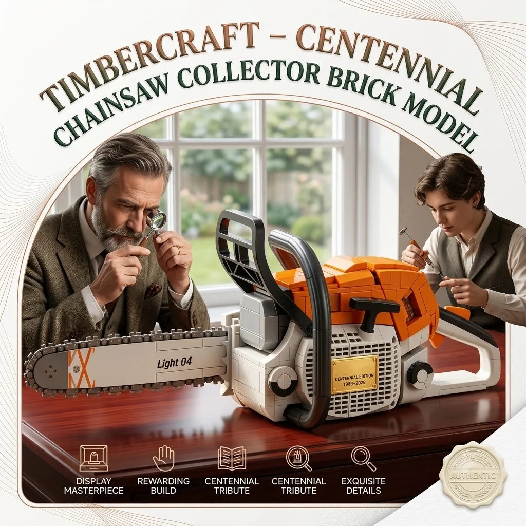 TimberCraft – Centennial Chainsaw Collector Brick Model