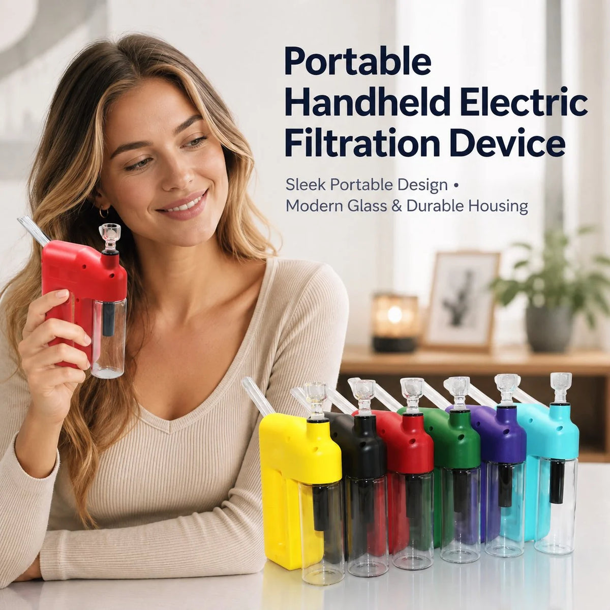 GlowVanta – Portable Handheld Electric Filtration Device