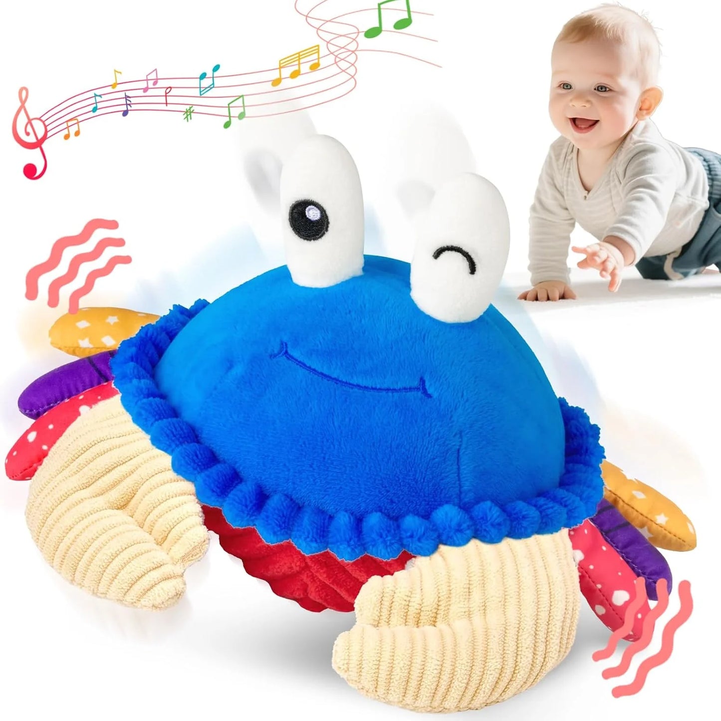 CuddleCrab – Interactive Crawling Baby Plush