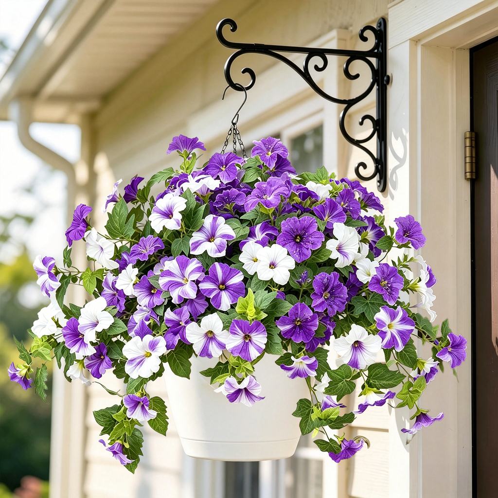 BloomCharm – UV-Resistant Artificial Petunia Bouquet
