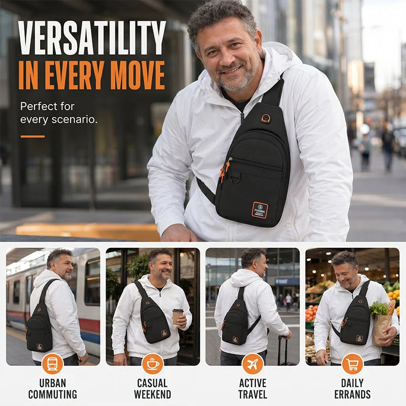 SlingGuard – Waterproof Travel Crossbody Bag