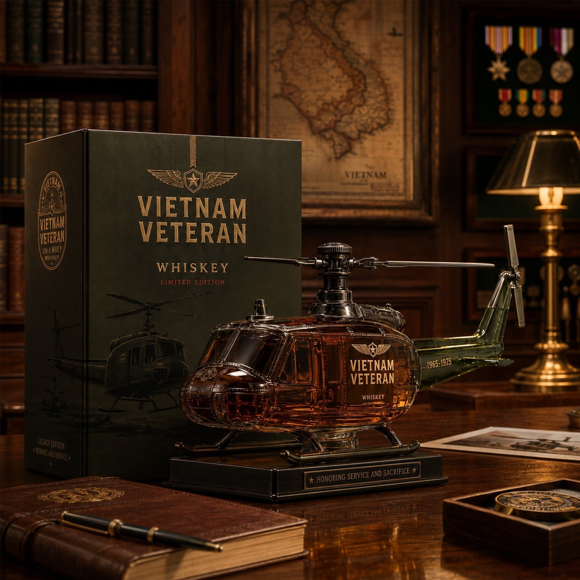 ValorReserve – Vietnam Veteran Tribute Whiskey Bottle