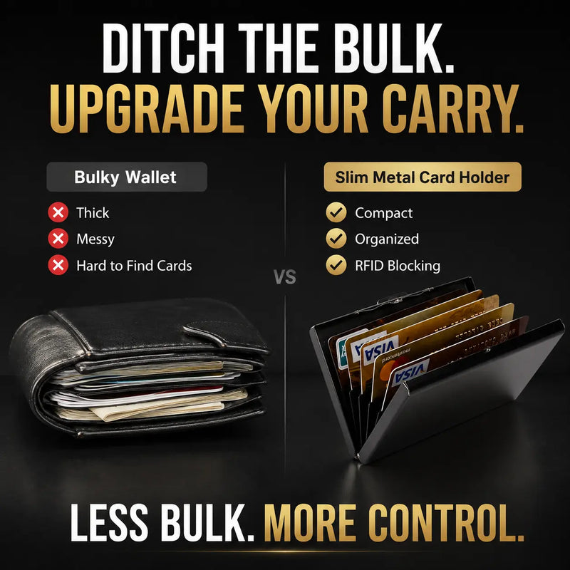 Steelaire – Ultra-Slim RFID Blocking Card Holder