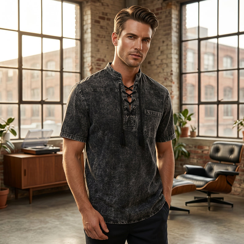 RetroVibe – Premium Vintage Washed Graphic T-Shirt