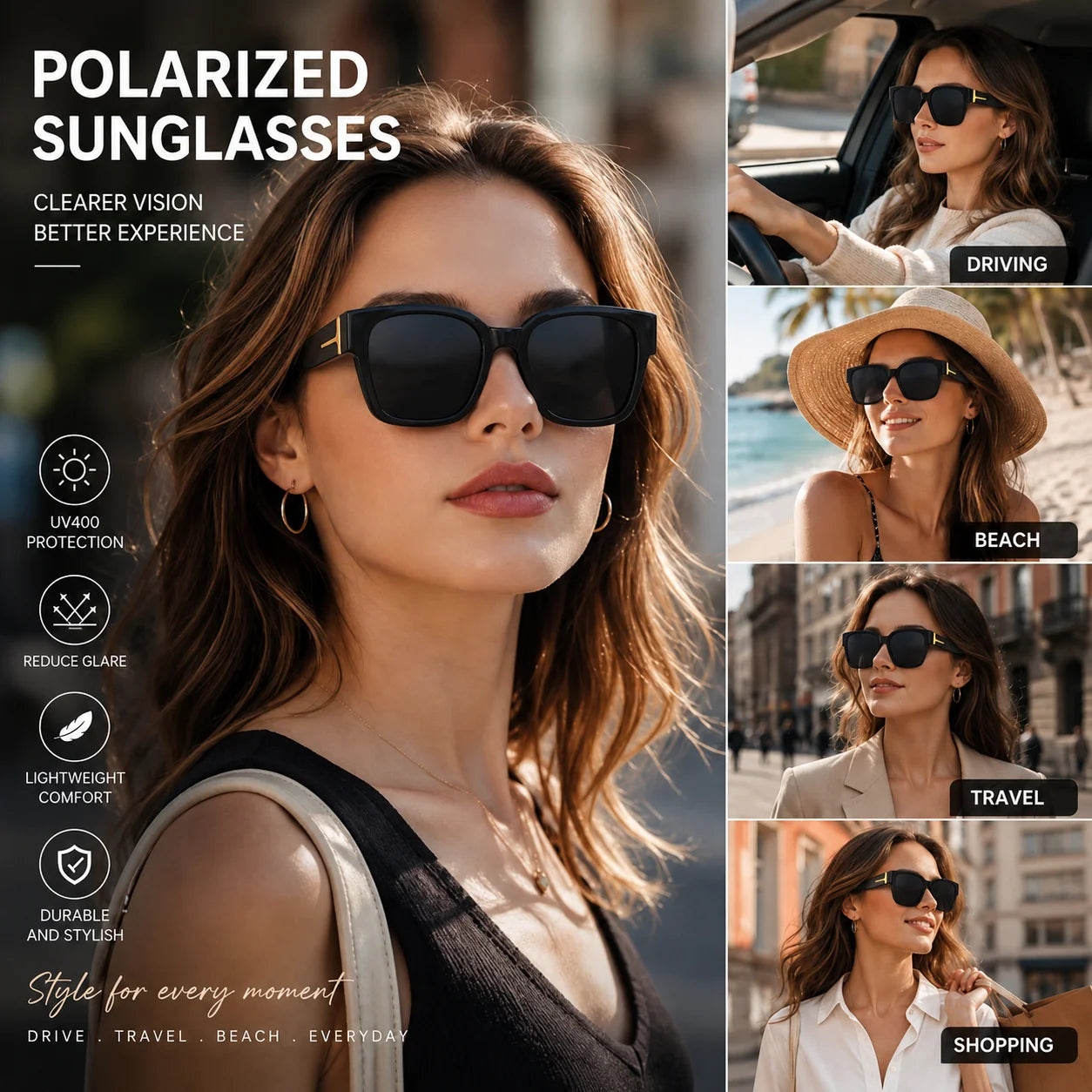 SunGuard – Polarized UV400 Fit-Over Sunglasses