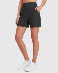 FlexEllea – High-Waisted Athletic Bermuda Shorts