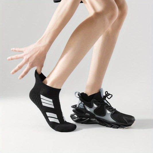 StrideGuard - No-Show Athletic Socks with Arch & Heel Support