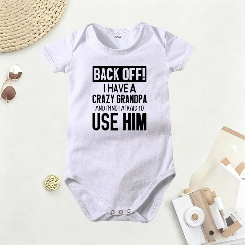 SnugglePrint – Grandpa Quote Baby Bodysuit