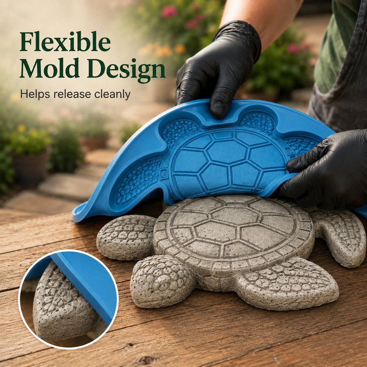 OceanCore – Reusable Coastal Garden Stepping Stone Mold