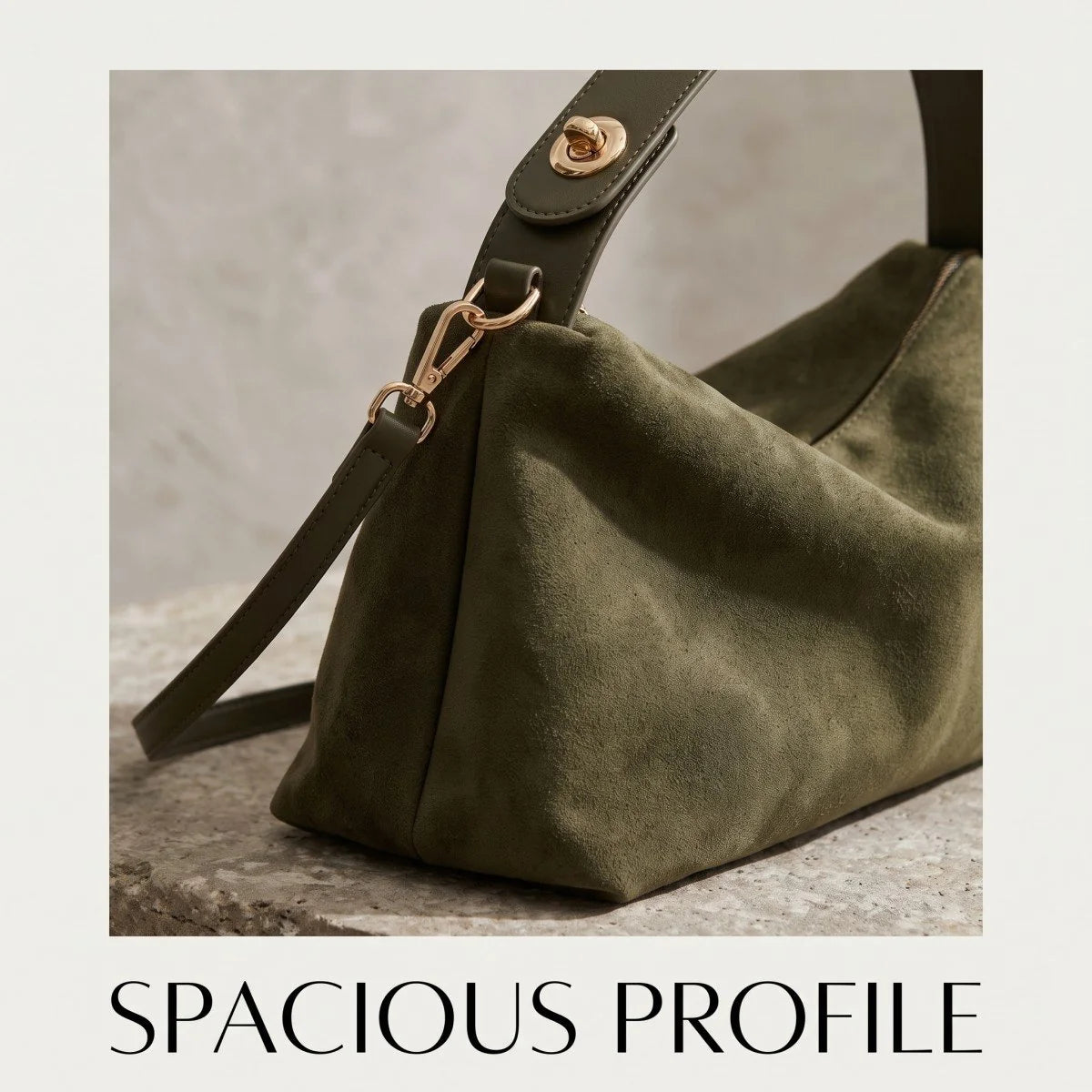 Vintara – Women’s Timeless Suede Boston Bag