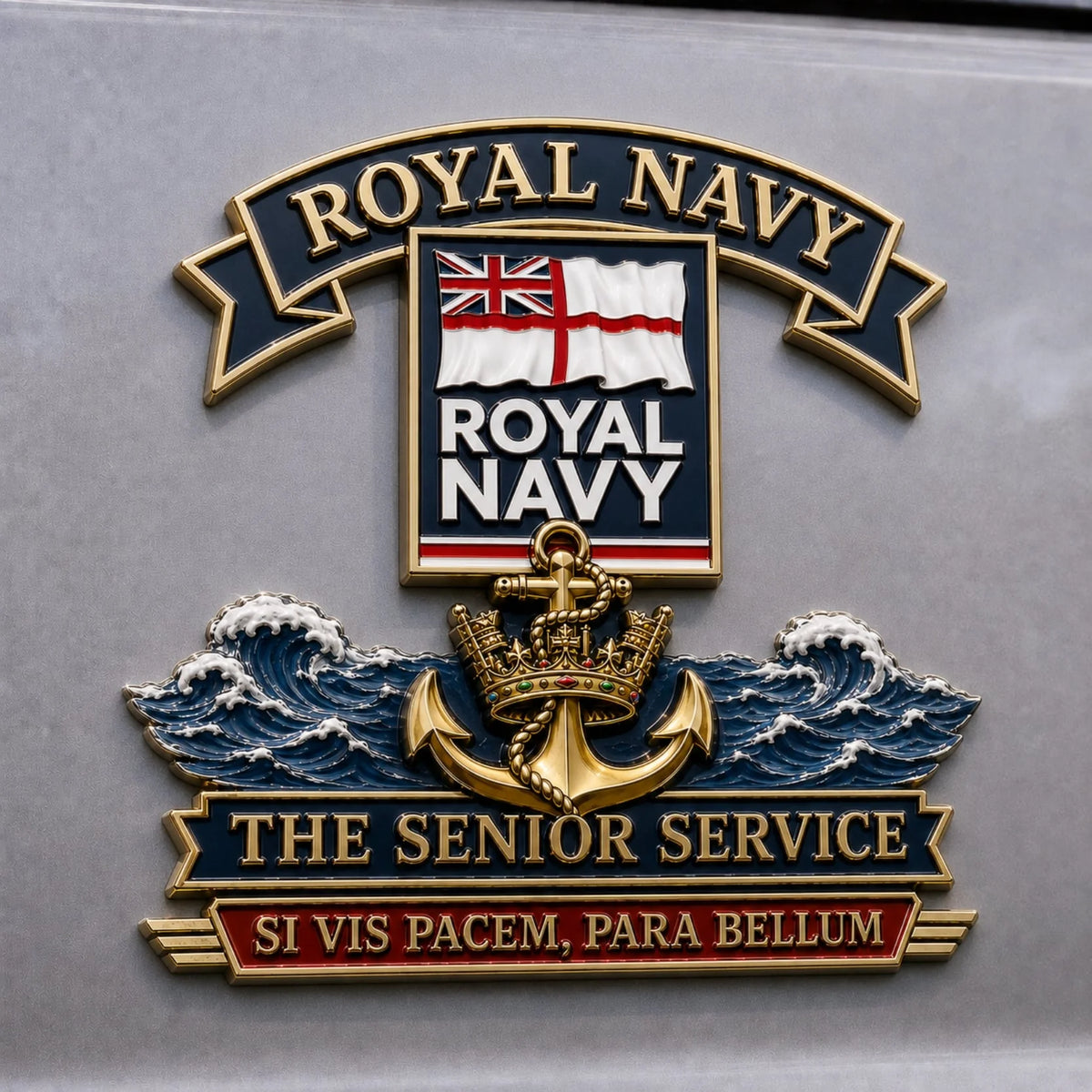 NavyCrest – Royal Navy Tribute Car Emblem