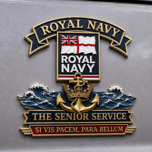 NavyCrest – Royal Navy Tribute Car Emblem