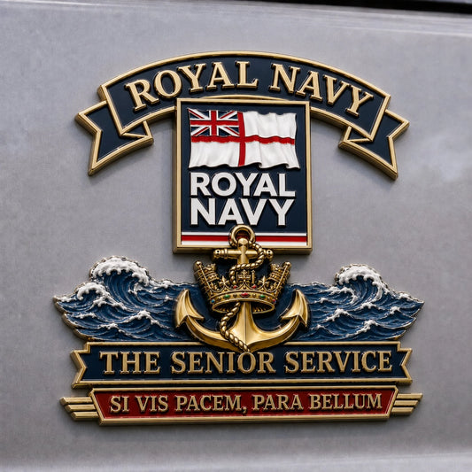 NavyCrest – Royal Navy Tribute Car Emblem
