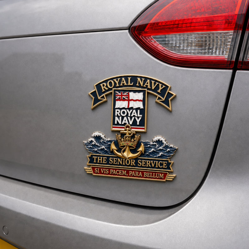 NavyCrest – Royal Navy Tribute Car Emblem
