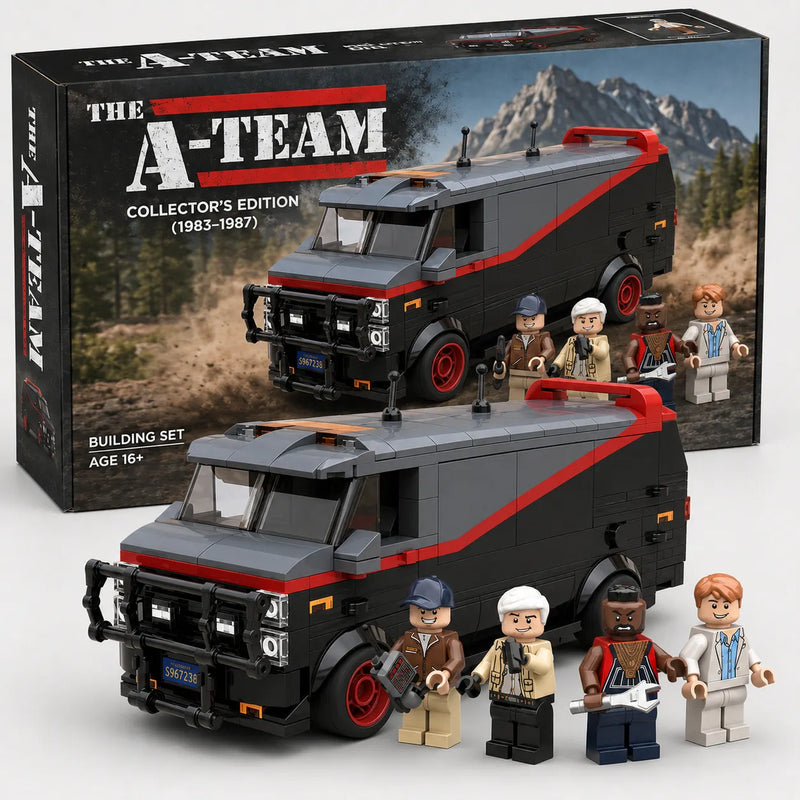 MetalForge– Vintage Muscle Car Building Block Set