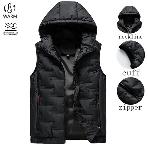 ArcticVail – Men’s Slim-Fit Hooded Zip Waistcoat