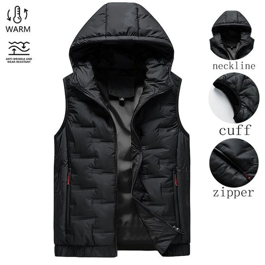 ArcticVail – Men’s Slim-Fit Hooded Zip Waistcoat