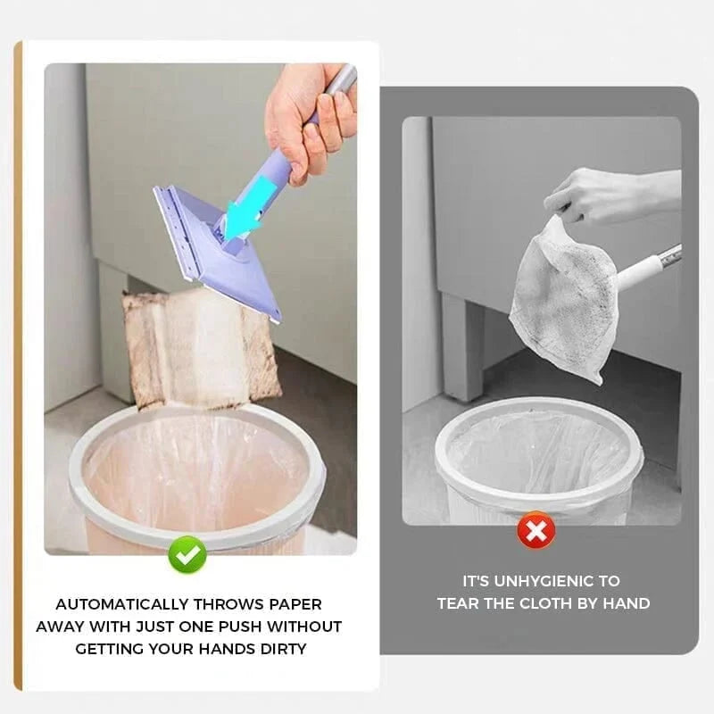 CleanGlide – Hands-Free Mini Cloth Changing Mop