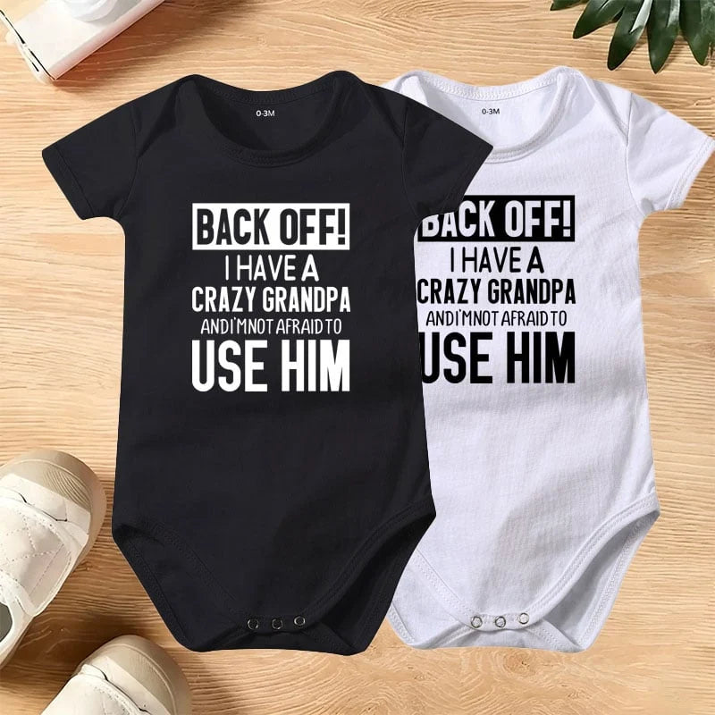SnugglePrint – Grandpa Quote Baby Bodysuit