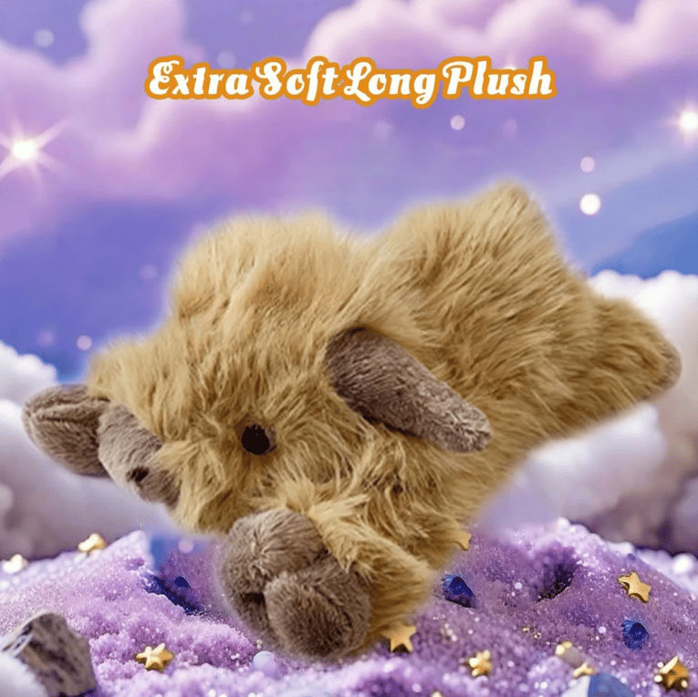 ⏰⏰Final day super discount price🔥-Cute Cartoon Highland Cow Cuddly Toy