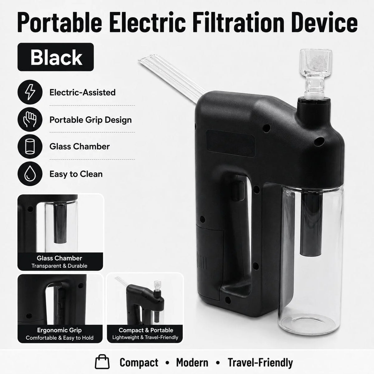 GlowVanta – Portable Handheld Electric Filtration Device