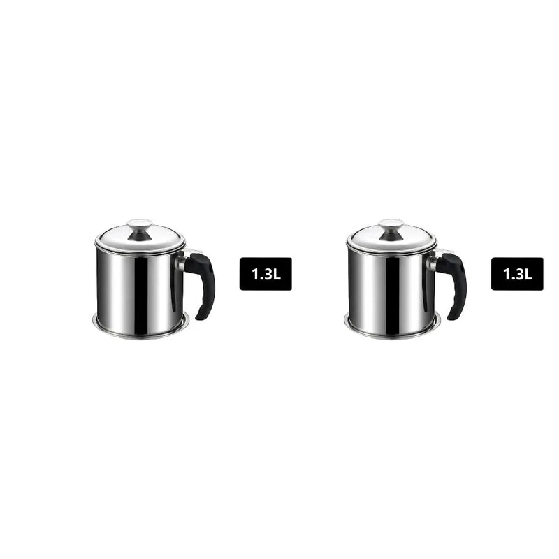 PurePour – Stainless Steel Oil Strainer Pot