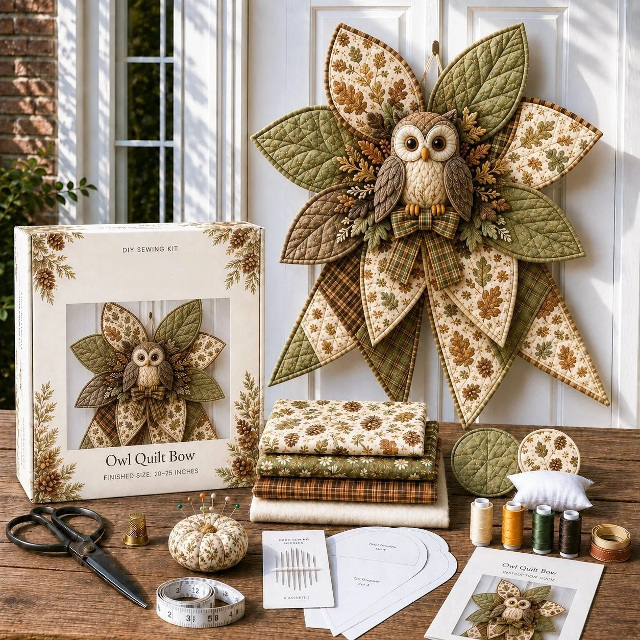 StitchCharm – Oversized 3D Quilted Bow Craft Kit