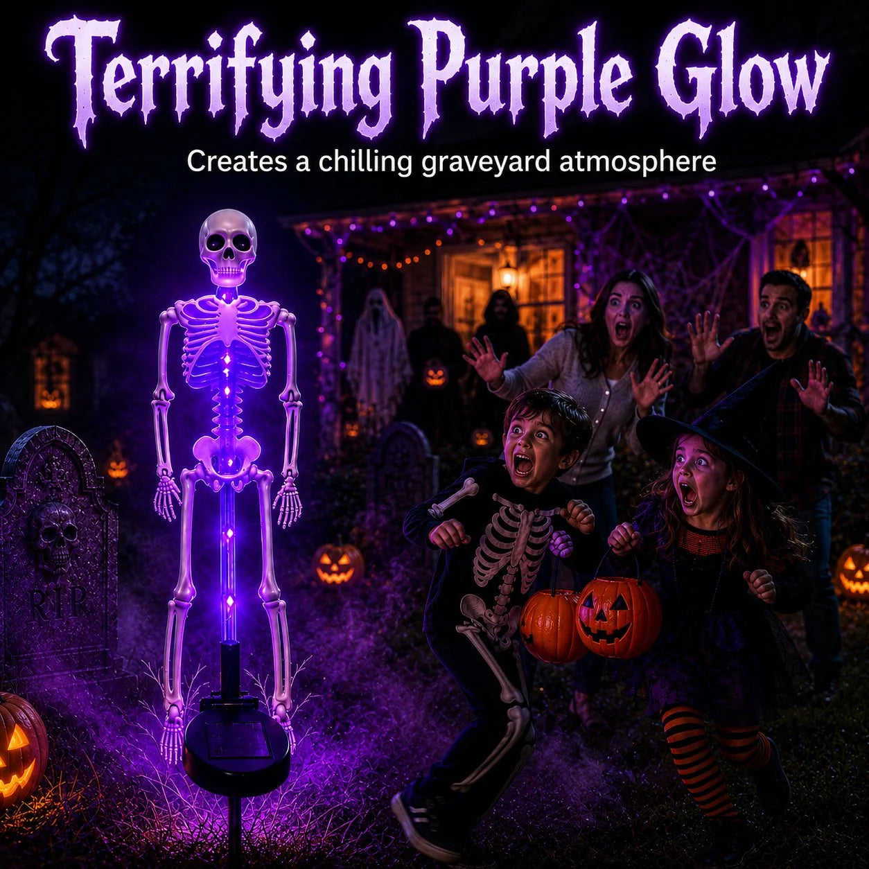 NightFright – LED Skeleton Yard Decor
