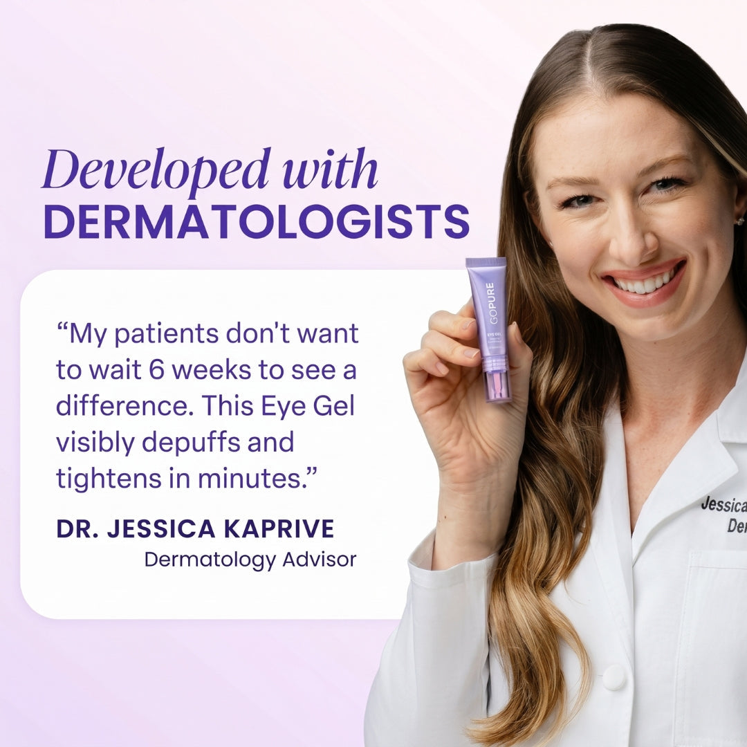 SPECIAL LAUNCH PRICE | GOPURE™ Instant Lift Eye Gel | For Puffiness & Bags, Wrinkles, Fine Lines and Dark Circles