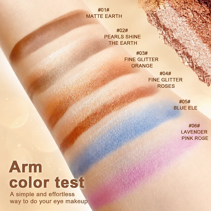 RadiantTouch – Waterproof Glitter Eyeshadow Trio