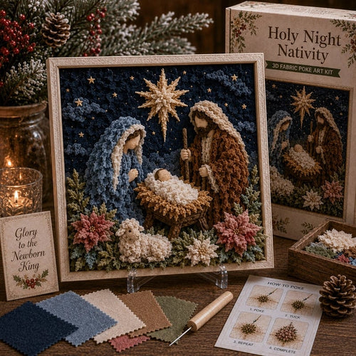FaithCraft – 3D Christian Fabric Poke Art Kit