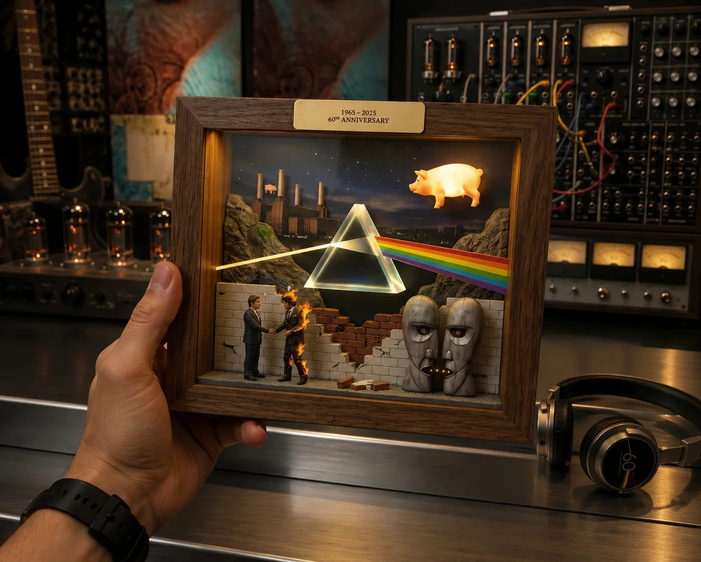 MemoraGlow – 60th Anniversary Diorama Lightbox Frame