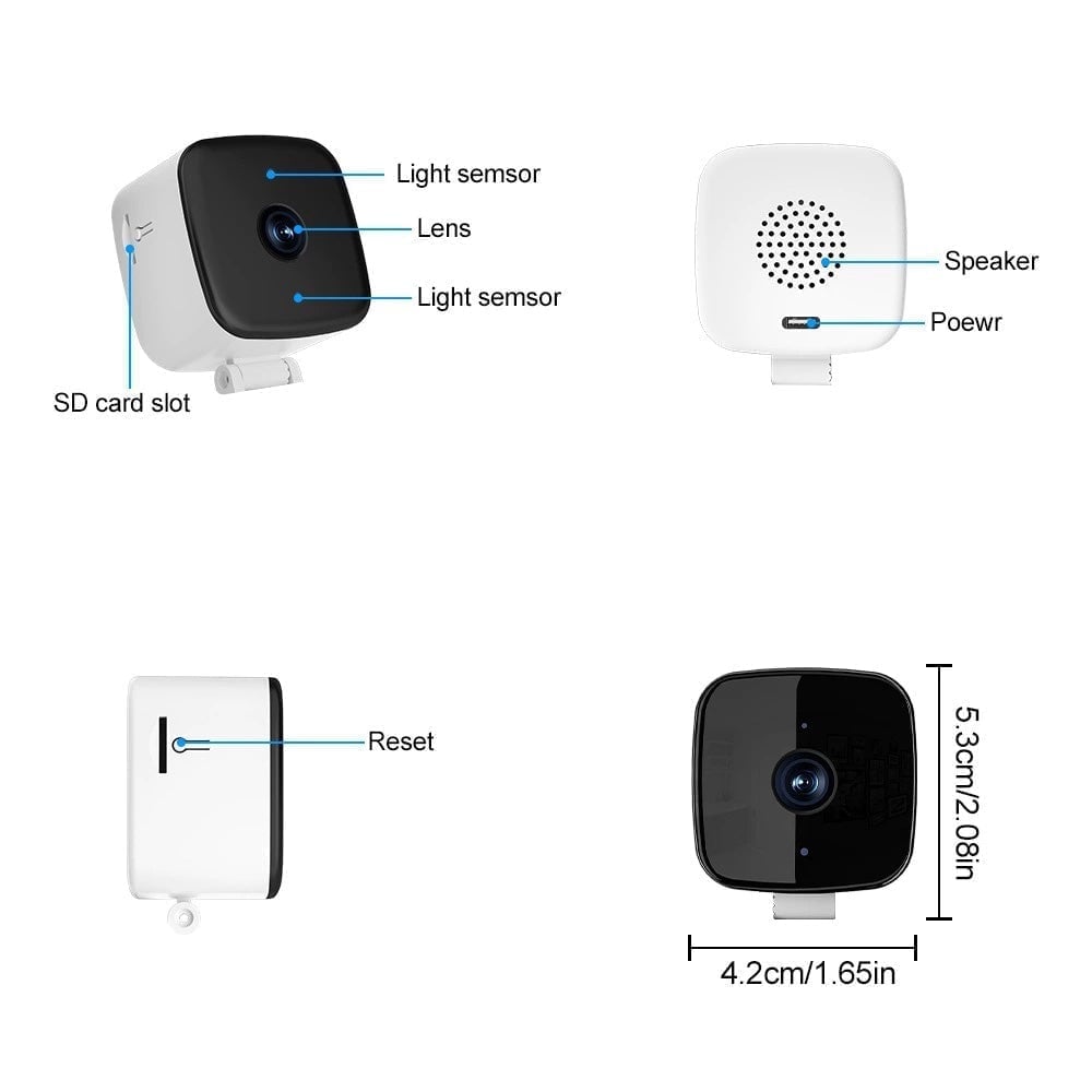 Smart 2K Window Security Camera-usb