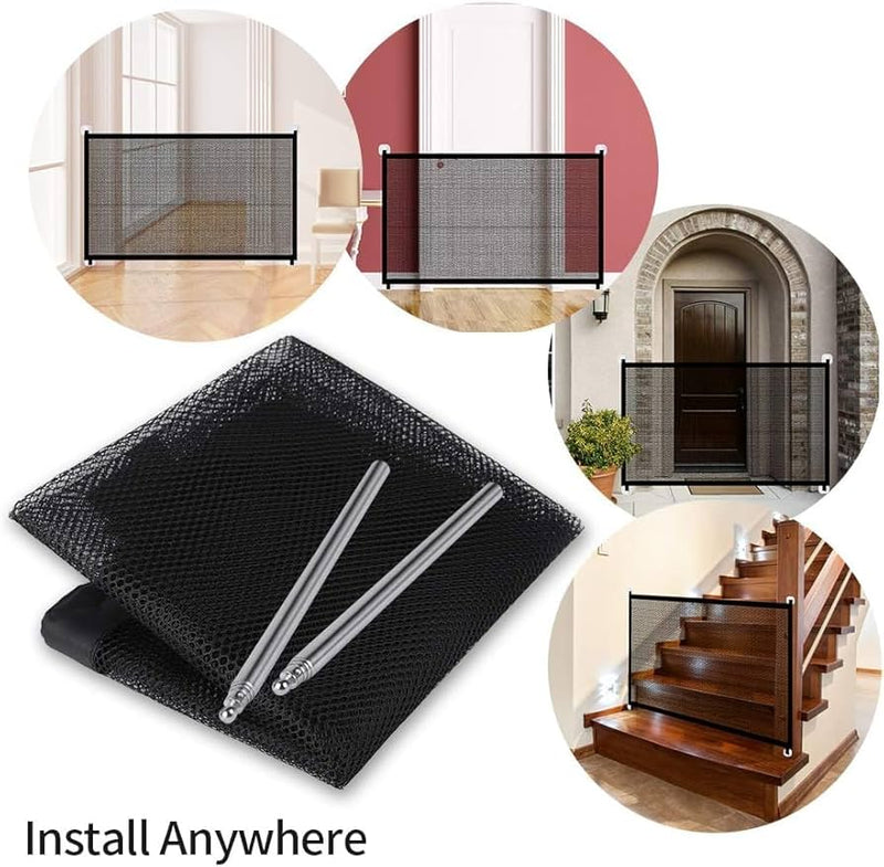 PawBarrier – Lightweight Woven Pet Safety Gate