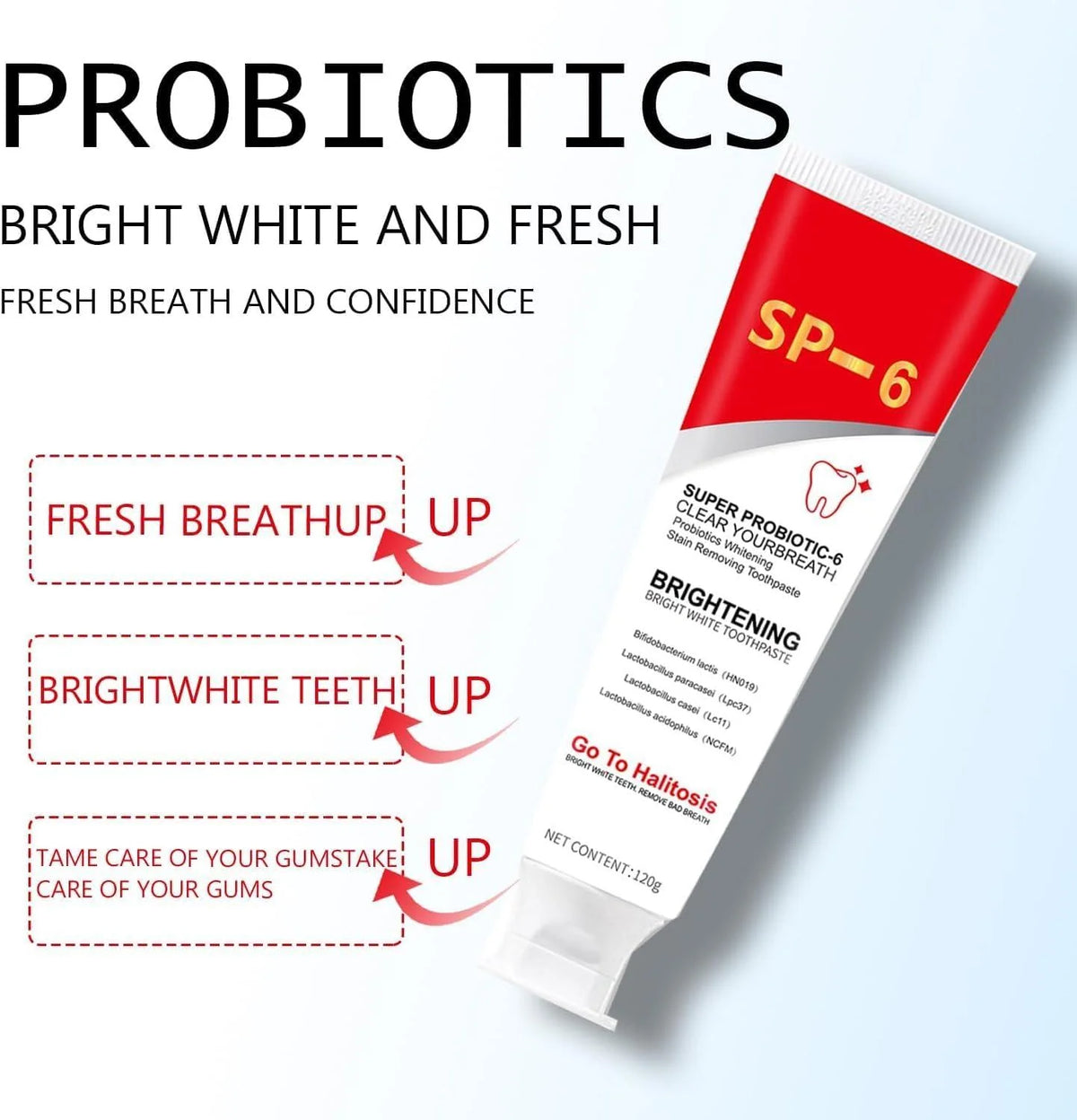 BrightBiome – Probiotic Whitening Toothpaste