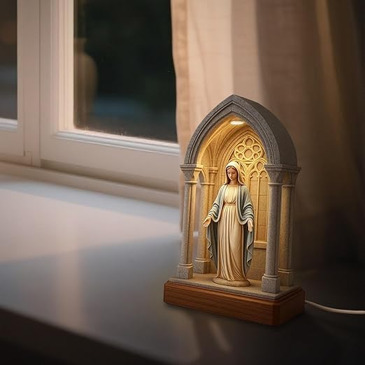 Heavenly Glow - Virgin Mary LED Devotional Lamp