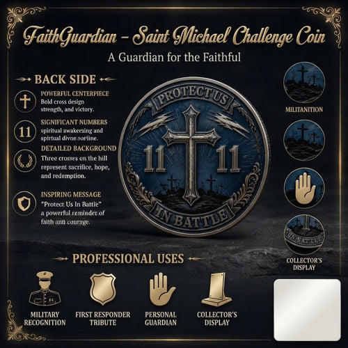 FaithGuardian – Saint Michael Challenge Coin