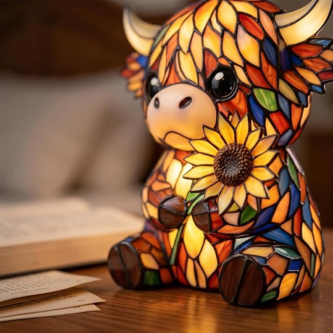 CozyMoo – Highland Cow LED Night Light