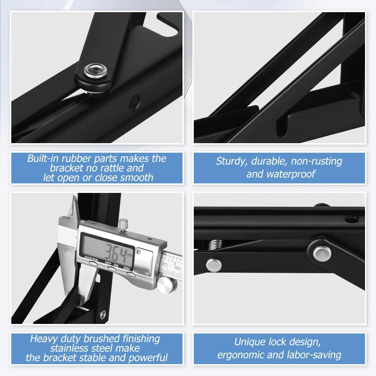SpaceLift – Heavy Duty Folding Shelf Brackets