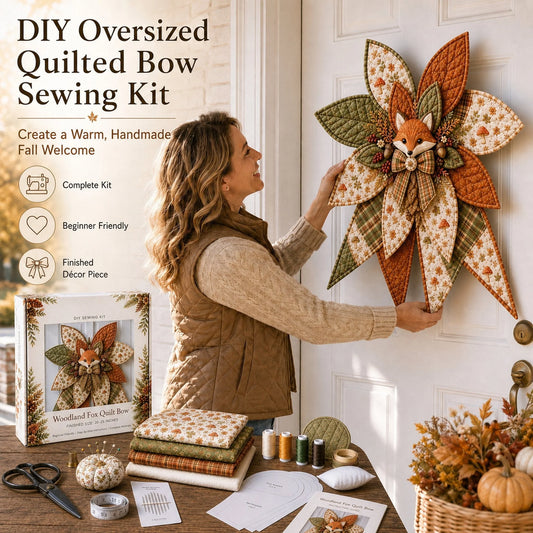 StitchCharm – Oversized 3D Quilted Bow Craft Kit